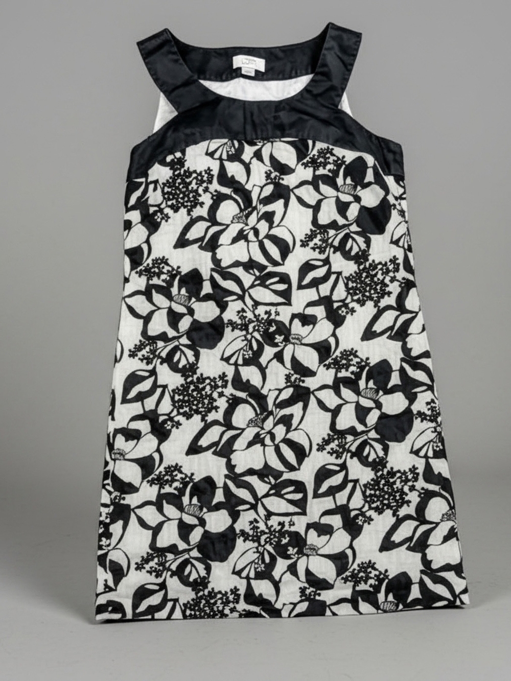 NWOT LOFT Black and White Floral Dress Size 2